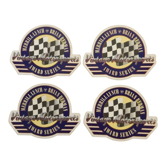 Merrill Lynch Brian Redman Vintage Motorsports Award Series Sticker Lot 90s NOS - Picture 6 of 6